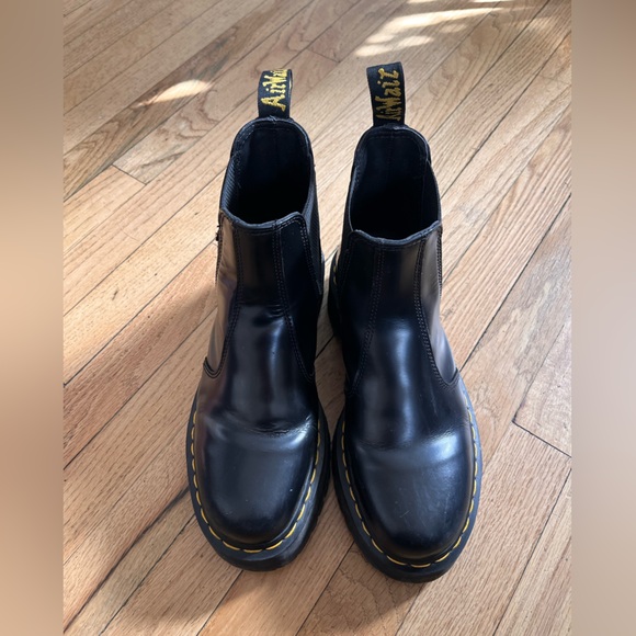 Doc Martens 2976 Leather Platform Boots - Picture 4 of 8